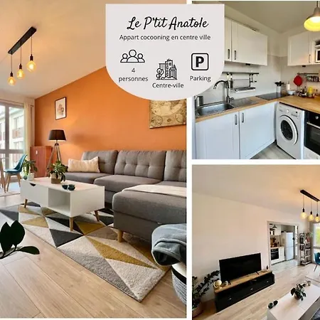 Le P'Tit Anatole - Joli T2 Avec Parking Apartment Poitiers Exterior photo